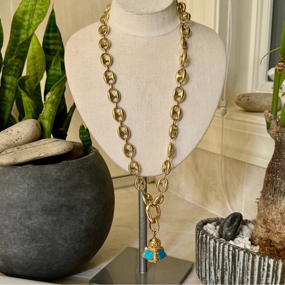 10 karat gold, mariner, chain necklace - Picture 16 of 16